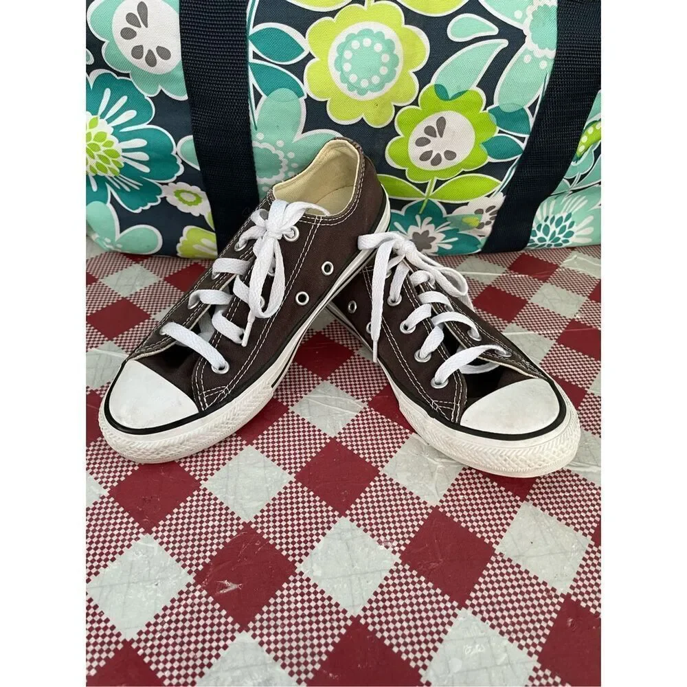 ✅Converse Low top all star sneakers brown
